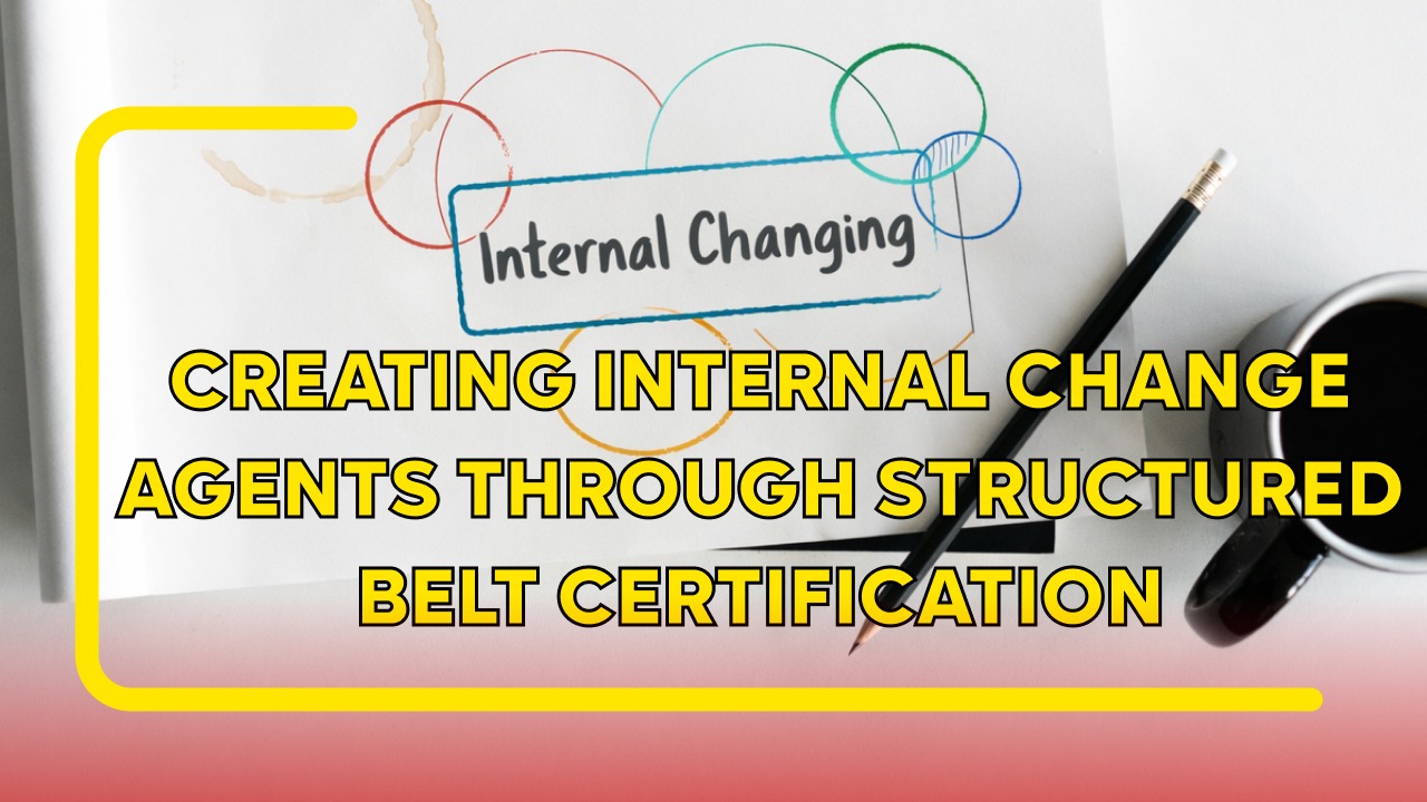 Creating Internal Change Agents Through Structured Belt Certification