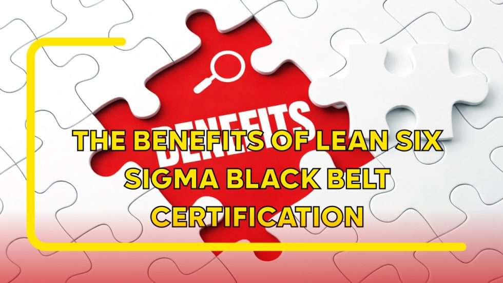 The benefits of Lean Six Sigma Black Belt Certification - Lean Partner